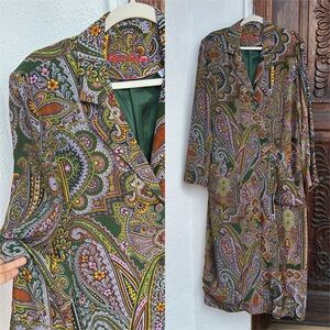 Robert Graham multicolor paisley ‘Ophelia Duster’